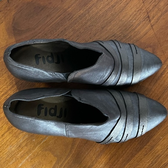 FIDJI Pointy Metalic Pump Booties 36 - Picture 9 of 11